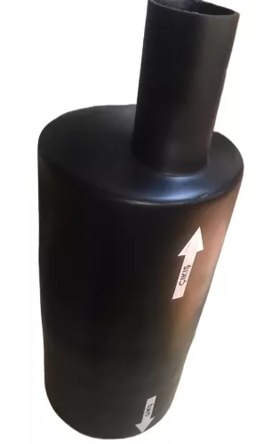 Susturucu Boru Tipi Giriş 76 Çıkış 76 Mm