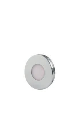 Merdiven Lambası Yuvarlak Krom  52 Mm  (Gün Işığı)