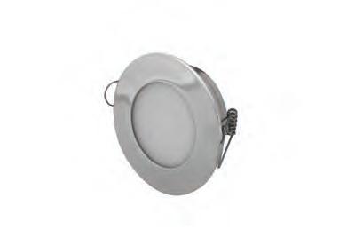 Tavan Lambası Gömme Krom Düz 110 Mm 10-30 V (Gün Işığı)
