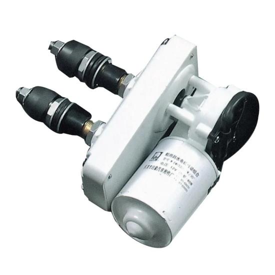 12 Volt Çiftli Ağır Hizmet  Silecek Motoru