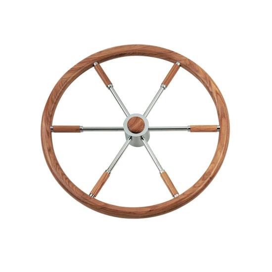 T6 Modern Teak Dümen Simidi  Ø60cm