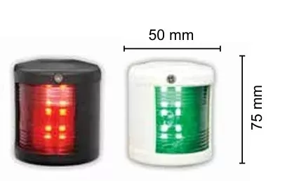 Seyir Feneri İskele Sancak 12-24 V Ledli (15 MT Tekneye Kadar Uygundur )