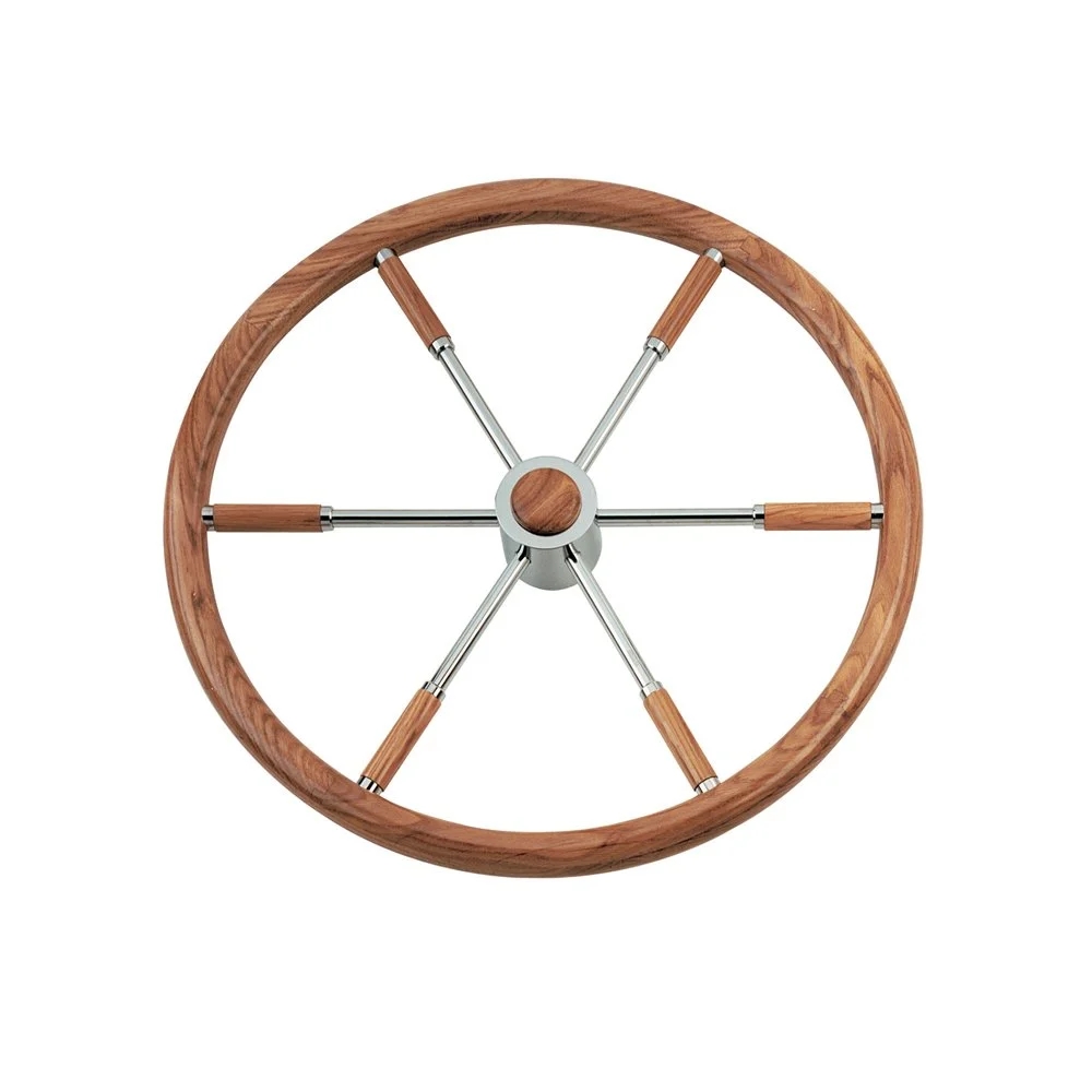 T6 Modern Teak Dümen Simidi  Ø70cm