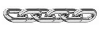 Zincir, DIN766, kalibre, AISI 316 paslanmaz çelik. 10mm.
