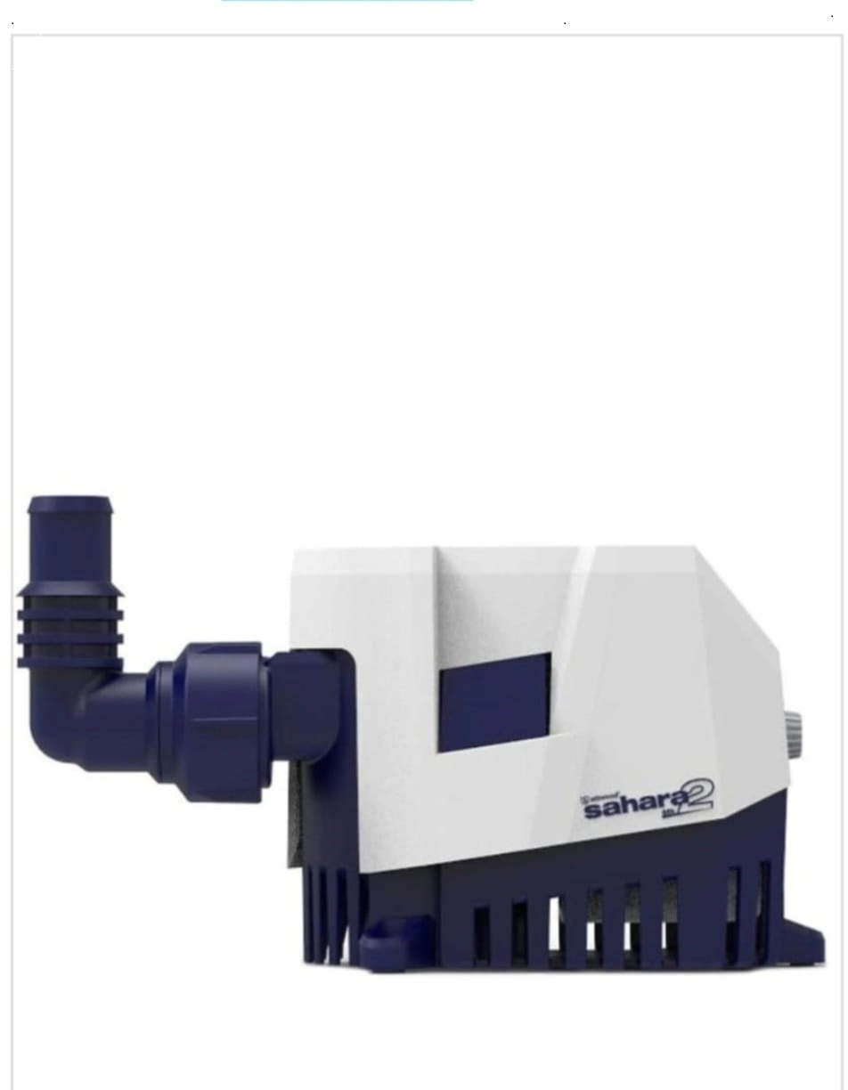 Attwood Sahara Mk2 sintine pompası 1200/12 v Dirsekli
